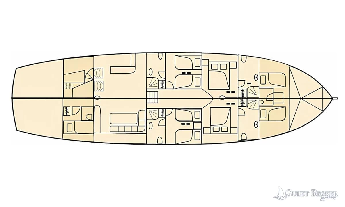 Gulet Atalante Plan