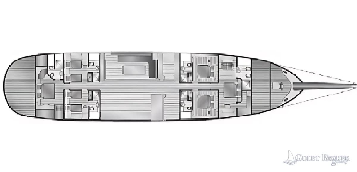 Gulet Prenses Lila Plan