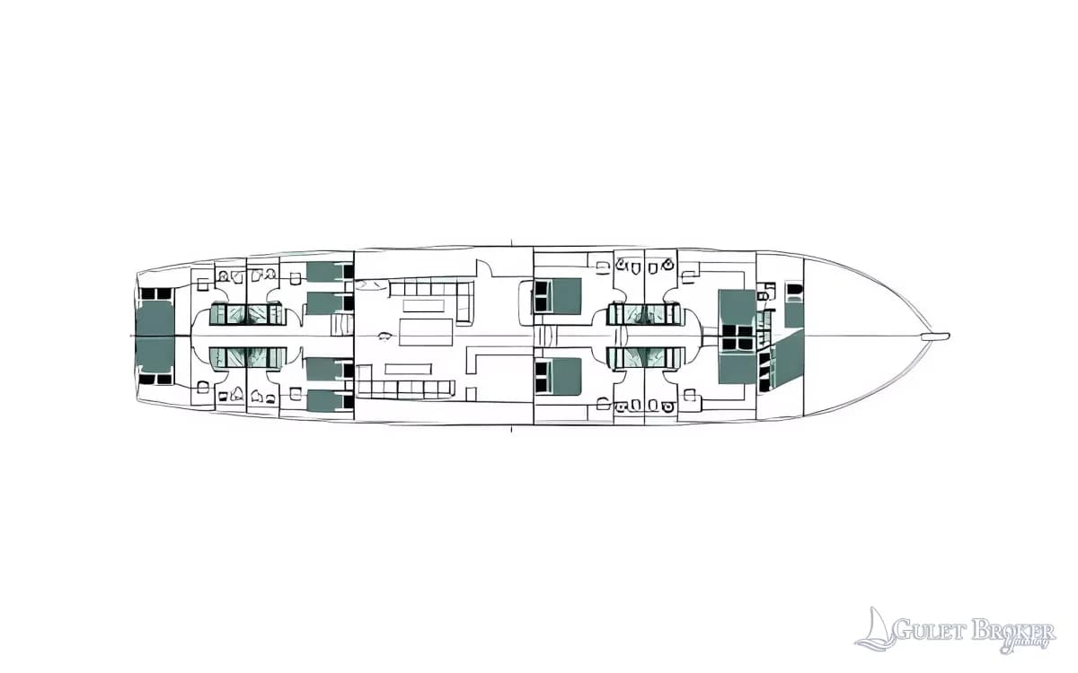 Gulet Stella Maris Plan