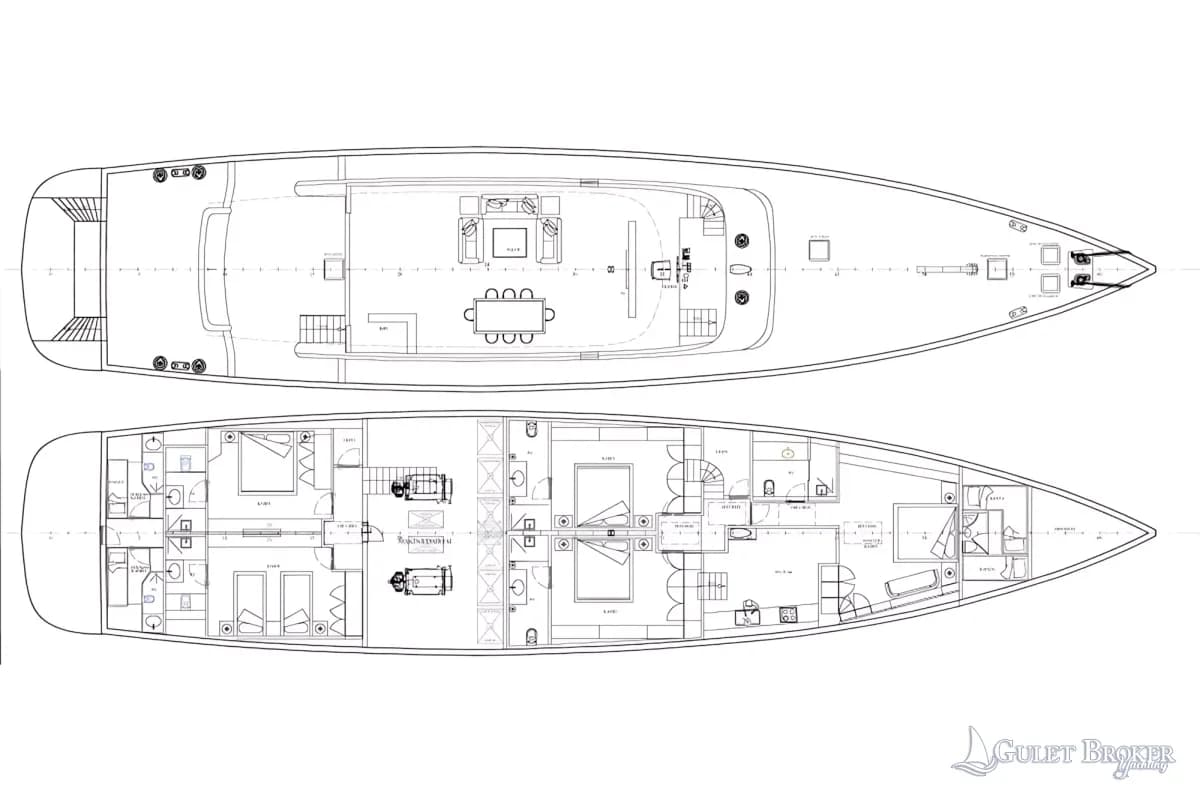 Gulet Son of Wind Plan